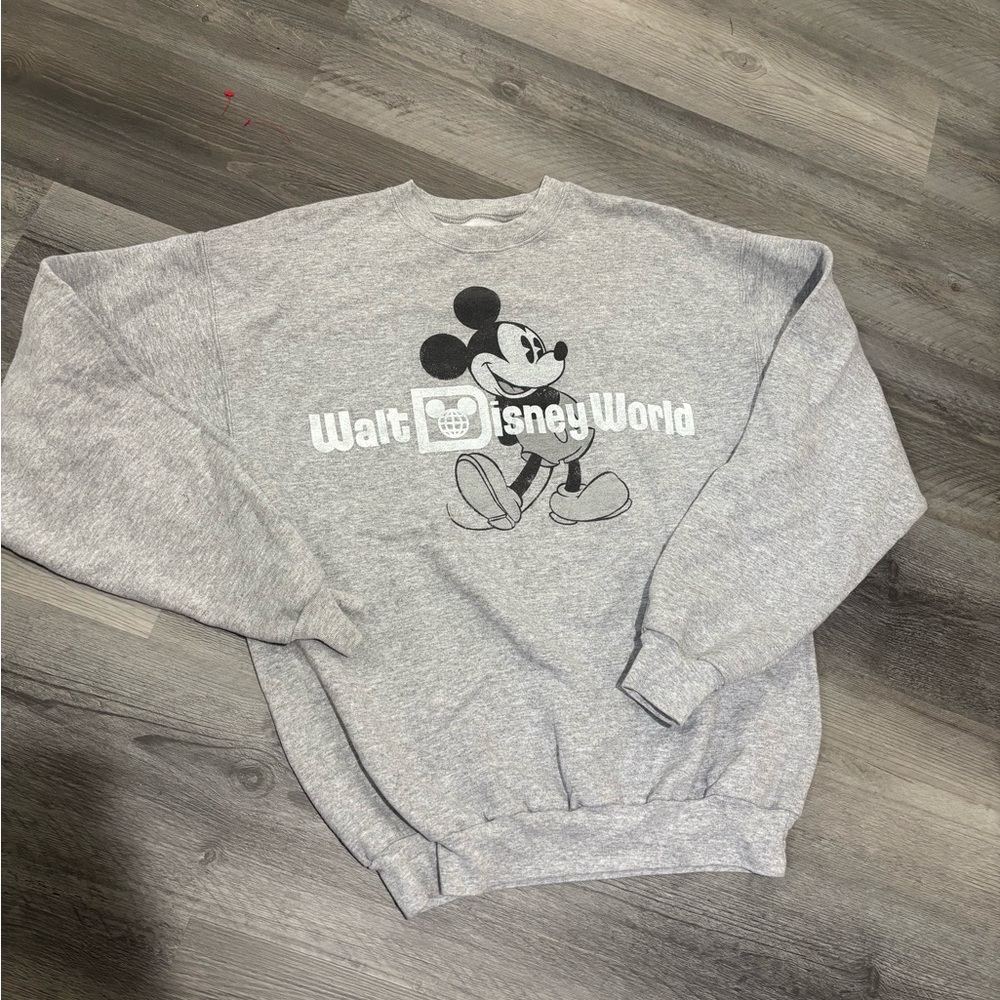 Disney Gray Mickey Mouse Sweatshirt